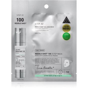 VT Cosmetics Reedle Shot 100 2-Step Mask masca intensă de întinerire pentru tratarea tenului în două faze - imagine 2